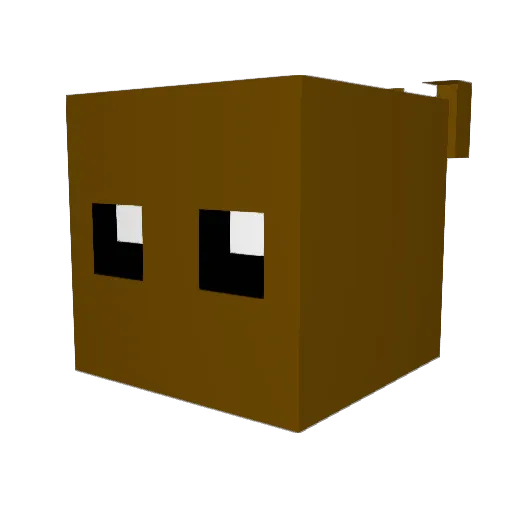 Eric2411 Minecraft avatar head, 3D render