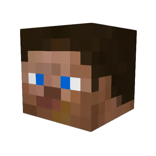 Eric4106 Minecraft avatar head, 3D render