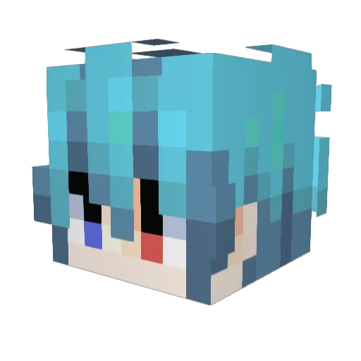 Eric65676 Minecraft avatar head, 3D render