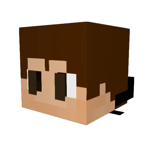 Eric99C Minecraft avatar head, 3D render