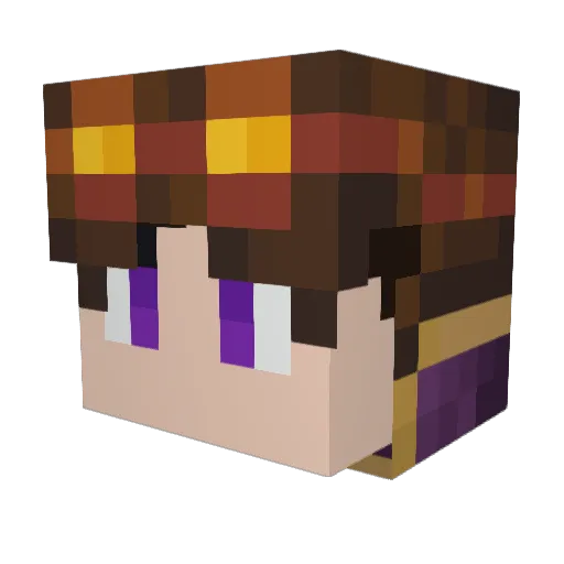 EricBrogan Minecraft avatar head, 3D render