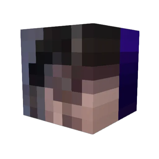 EricDaOne Minecraft avatar head, 3D render