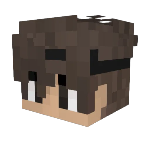 EricGotThis Minecraft avatar head, 3D render