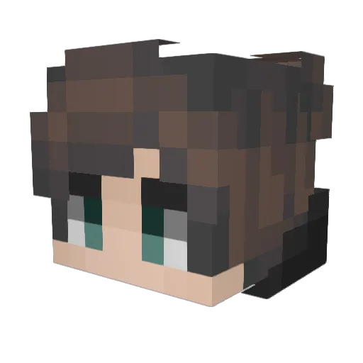 EricLin0820 Minecraft avatar head, 3D render
