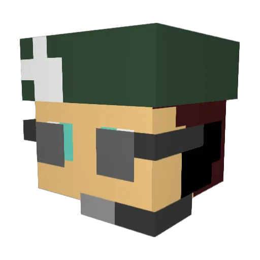 EricNg0922 Minecraft avatar head, 3D render
