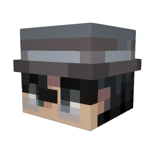 EricTheGT Minecraft avatar head, 3D render