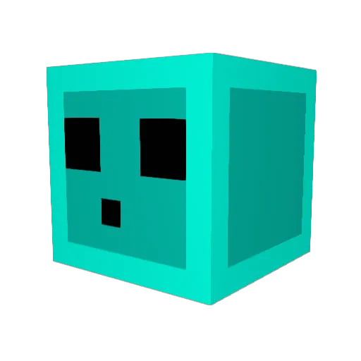 EricTheGreatest Minecraft avatar head, 3D render