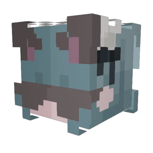 Ericalind Minecraft avatar head, 3D render