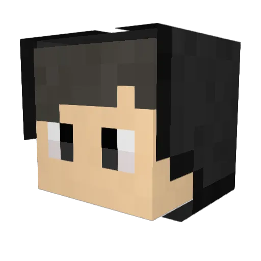 Ericccvamz Minecraft avatar head, 3D render