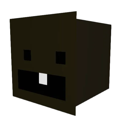 Ericdabass Minecraft avatar head, 3D render