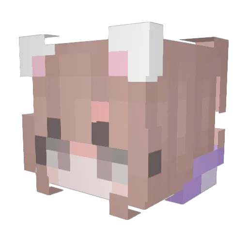 Ericgi231 Minecraft avatar head, 3D render