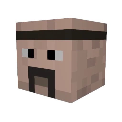 Erich0900 Minecraft avatar head, 3D render