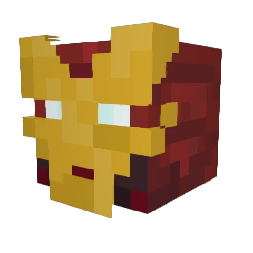 EricjSR Minecraft avatar head, 3D render