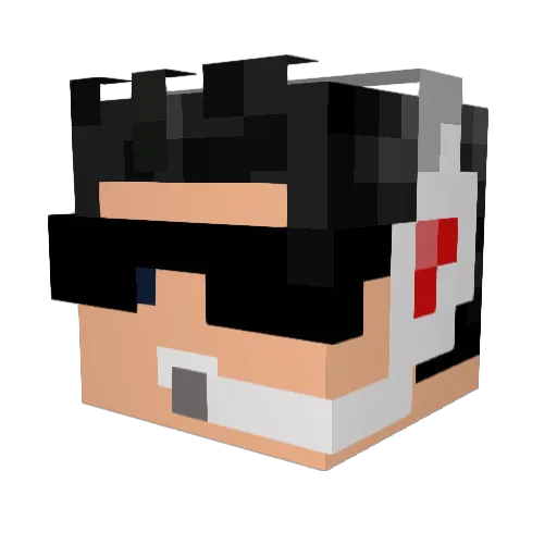 Erick_1331 Minecraft avatar head, 3D render