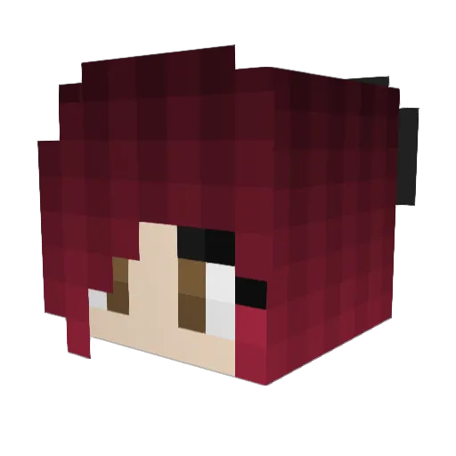 Erick_Y Minecraft avatar head, 3D render