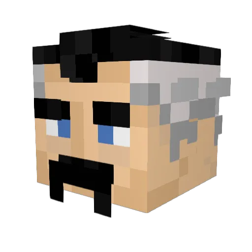 Erick_ss Minecraft avatar head, 3D render