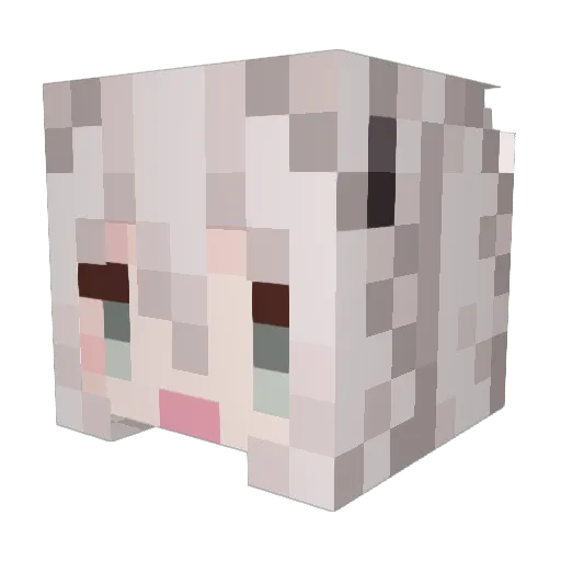 Ericlin1208 Minecraft avatar head, 3D render