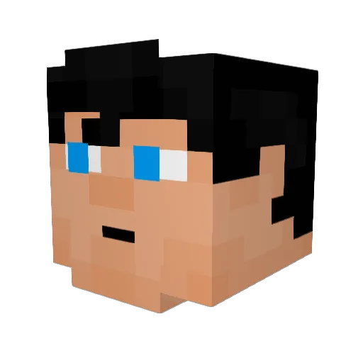 Erico040412 Minecraft avatar head, 3D render