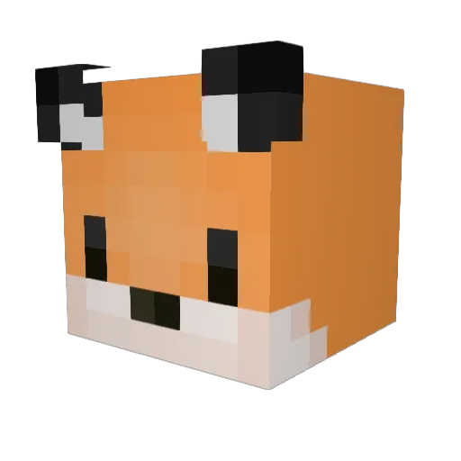 Ericoreto Minecraft avatar head, 3D render