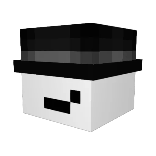 EricraftingZ Minecraft avatar head, 3D render
