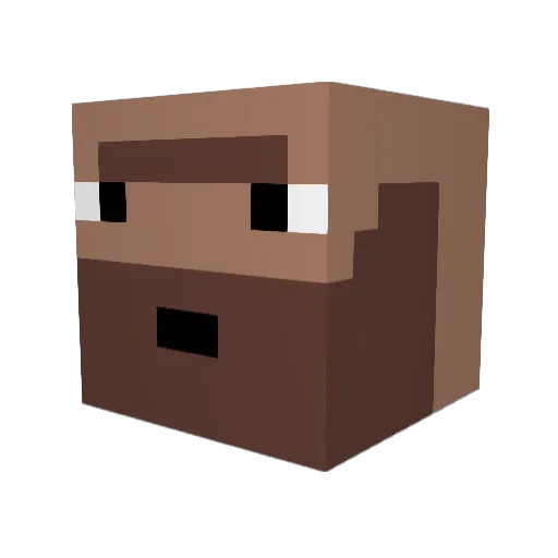 Erics_mamma Minecraft avatar head, 3D render