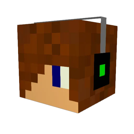 Ericson29 Minecraft avatar head, 3D render