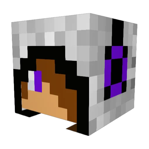 Ericsun267 Minecraft avatar head, 3D render