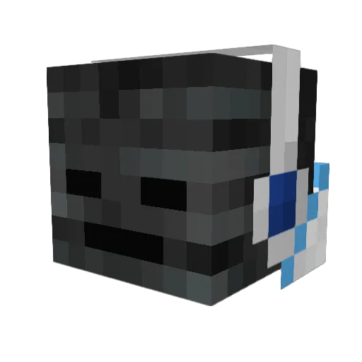Erictheking44 Minecraft avatar head, 3D render