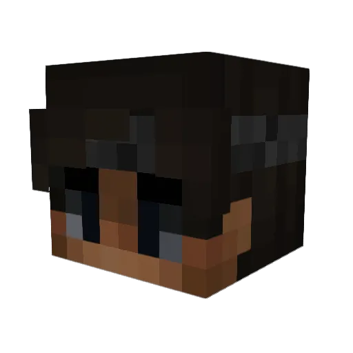 Erihome Minecraft avatar head, 3D render