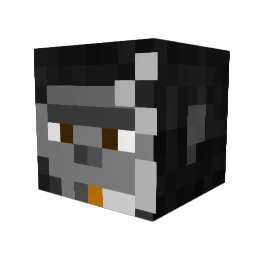 EriiC00 Minecraft avatar head, 3D render