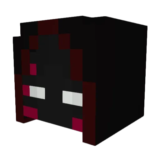 EriiLne Minecraft avatar head, 3D render