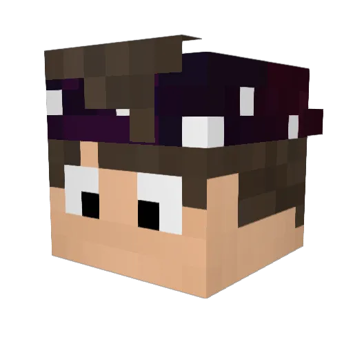 EriickFN Minecraft avatar head, 3D render