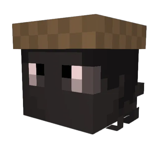 Eriicky Minecraft avatar head, 3D render