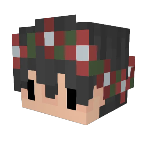 Eriicx Minecraft avatar head, 3D render