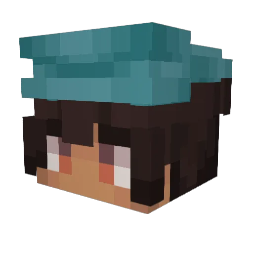Erik1977br Minecraft avatar head, 3D render