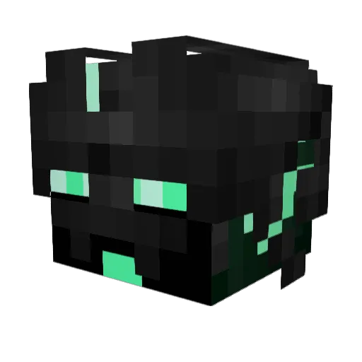 Erik2202 Minecraft avatar head, 3D render