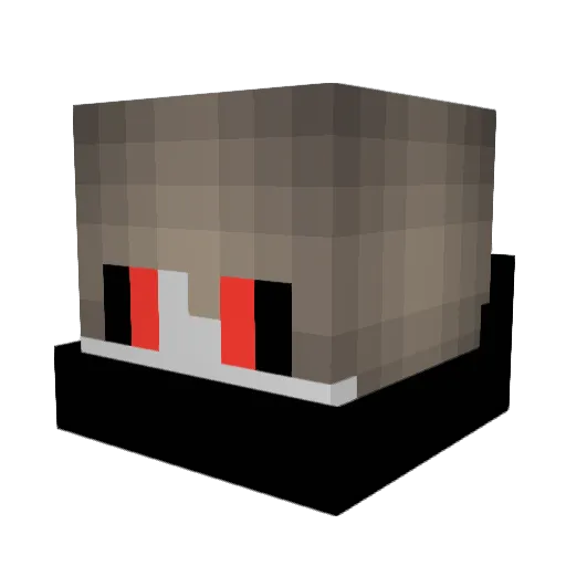 Erik2332 Minecraft avatar head, 3D render
