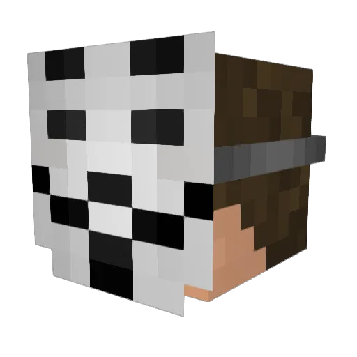 ErikErlend Minecraft avatar head, 3D render