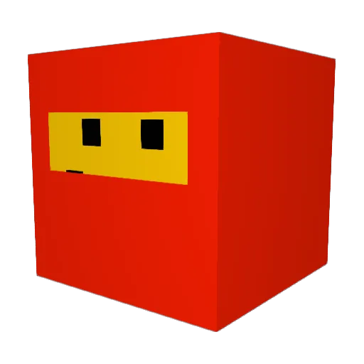 ErikMH Minecraft avatar head, 3D render