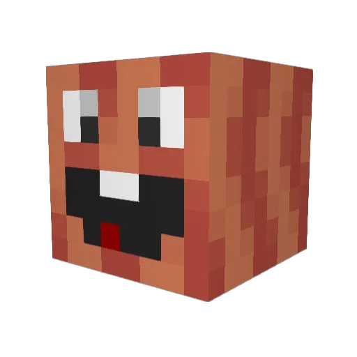 ErikTafuri Minecraft avatar head, 3D render