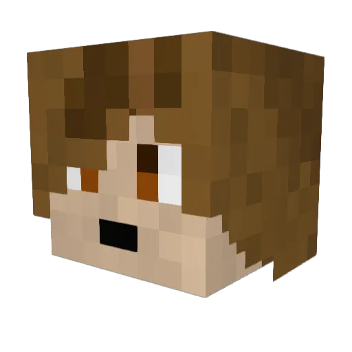 Erik_Spivak Minecraft avatar head, 3D render