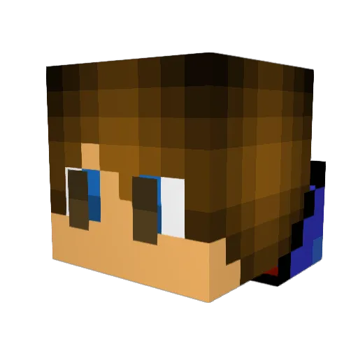 Erik__10 Minecraft avatar head, 3D render