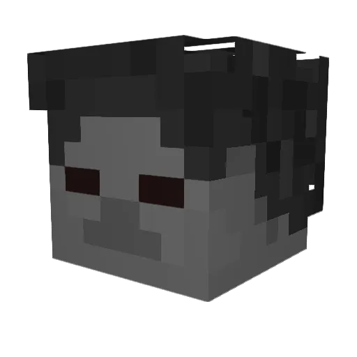 Erik_is_Short Minecraft avatar head, 3D render
