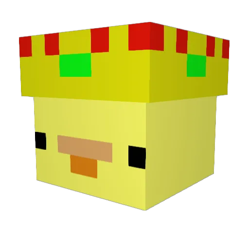 Erik_p11 Minecraft avatar head, 3D render