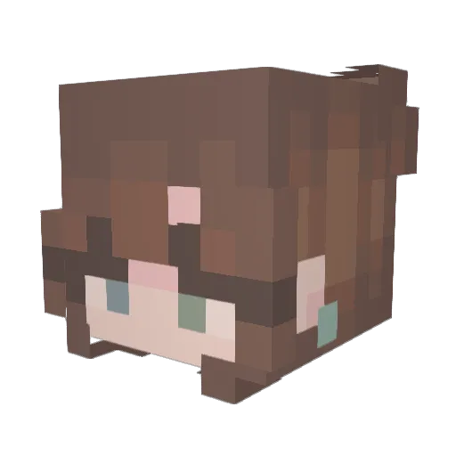 ErikaLambe Minecraft avatar head, 3D render