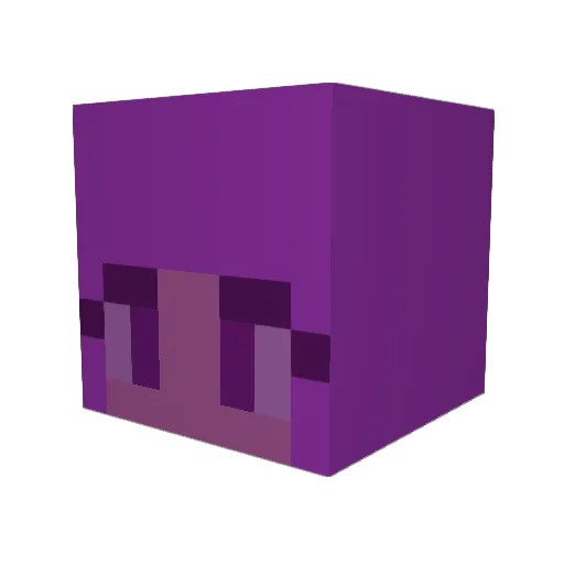 Erika_temp Minecraft avatar head, 3D render