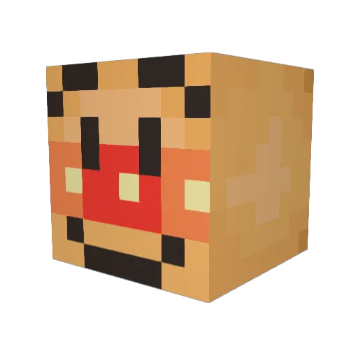 Erikku94 Minecraft avatar head, 3D render