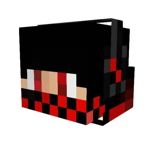 Eriksonas Minecraft avatar head, 3D render