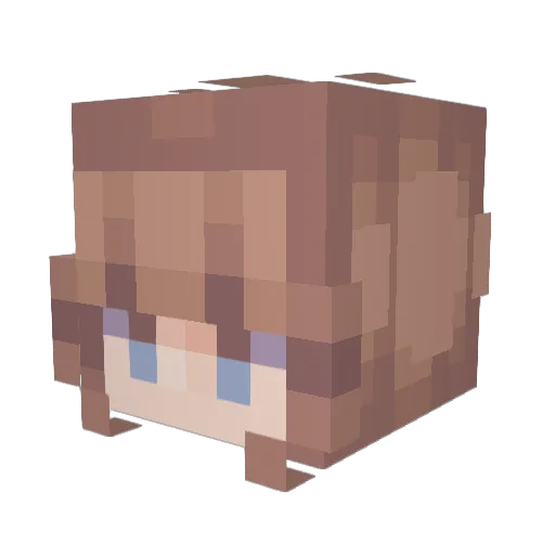 ErikutzzT Minecraft avatar head, 3D render