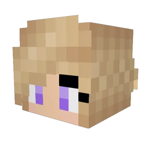 Erin_Hamilton Minecraft avatar head, 3D render